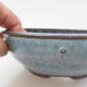 Ceramic bonsai bowl - 18 x 18 x 6 cm, color blue - 2/3