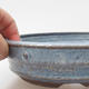 Ceramic bonsai bowl - 18,5 x 18,5 x 5 cm, color blue - 2/3