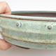 Ceramic bonsai bowl - 24 x 24 x 6 cm, color green - 2/3