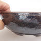 Ceramic bonsai bowl - 15,5 x 15,5 x 5 cm, blue-black color - 2/3