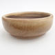 Ceramic bonsai bowl 11 x 11 x 4,5 cm, color beige - 2/3