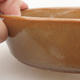 Ceramic bonsai bowl 18 x 13 x 4 cm, color brown - 2/4