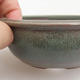 Ceramic bonsai bowl 10 x 10 x 4 cm, color green - 2/3