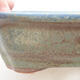 Ceramic bonsai bowl 15 x 12 x 4 cm, color blue - 2/3