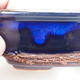 Ceramic bonsai bowl 18 x 13 x 5.5 cm, color blue - 2/3