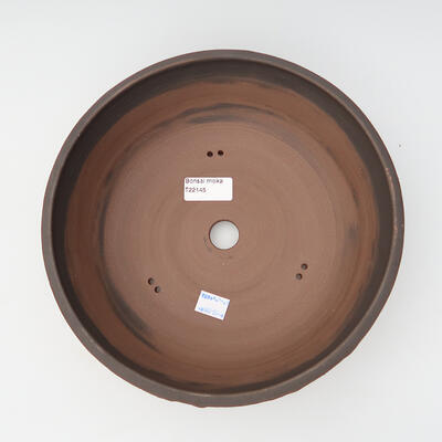 Ceramic bonsai bowl 24 x 24 x 7.5 cm, color cracked - 2