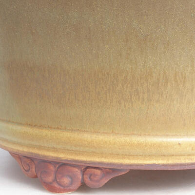 Ceramic bonsai bowl 24 x 24 x 11 cm, color green - 2