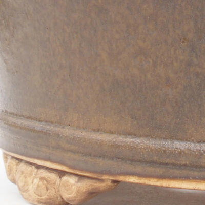 Ceramic bonsai bowl 28 x 28 x 12 cm, color brown - 2