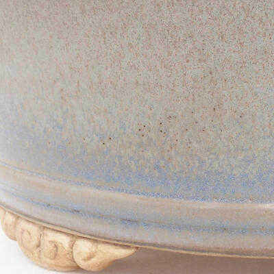 Ceramic bonsai bowl 28 x 28 x 12 cm, color blue - 2