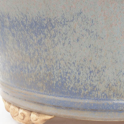 Ceramic bonsai bowl 28 x 28 x 12 cm, color blue - 2