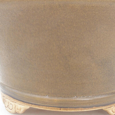 Ceramic bonsai bowl 32 x 32 x 14 cm, color brown - 2