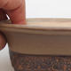 Ceramic bonsai bowl 12 x 9 x 5 cm, color brown - 2/3