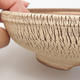 Ceramic bonsai bowl 18,5 x 18,5 x 5,5 cm, color brown - 2/4