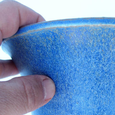 Ceramic bonsai bowl 20 x 20 x 20,5 cm color blue - 2