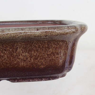 Bonsai bowl 15 x 15 x 4.5 x cm, color burgundy - 2