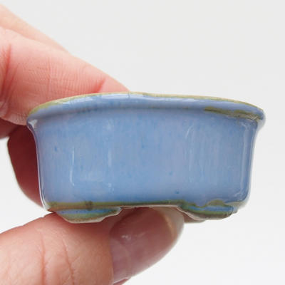 Mini bonsai bowl 4,5 x 3 x 2 cm, color blue - 2