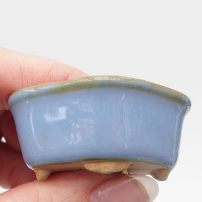 Mini bonsai bowl 4,5 x 4 x 2 cm, color blue - 2
