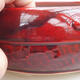 Ceramic bonsai bowl 19.5 x 19.5 x 7.5 cm, color red - 2/3