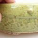 Ceramic bonsai bowl 17.5 x 17.5 x 7 cm, color green - 2/3