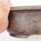 Ceramic bonsai bowl 26,5 x 22,5 x 8 cm, brown-blue color - 2/4