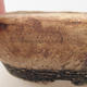 Ceramic bonsai bowl 15.5 x 15.5 x 5 cm, gray color - 2nd quality - 2/3