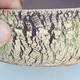 Ceramic bonsai bowl 21 x 21 x 6,5 cm, color cracked - 2/3