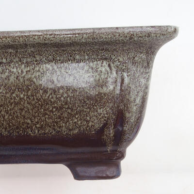 Bonsai bowl 23 x 23 x 10.5 cm, color burgundy - 2
