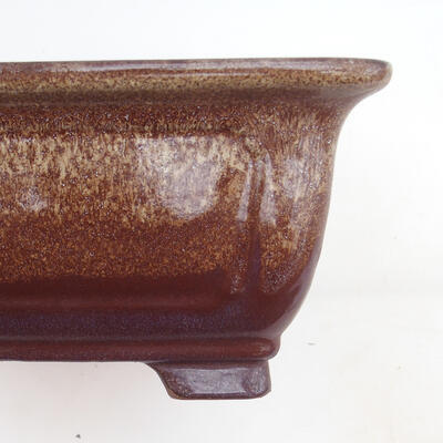Bonsai bowl 23 x 23 x 10.5 cm, color brown - 2