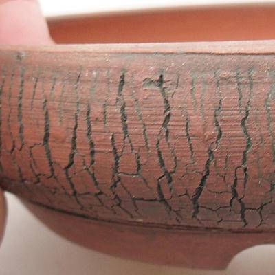 Ceramic bonsai bowl 14.5 x 14.5 x 3.5 cm, color cracked - 2