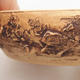 Ceramic bonsai bowl 15 x 15 x 3 cm, cracked color - 2/4