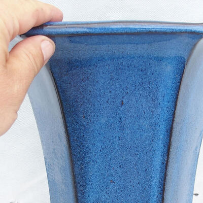 Bonsai bowl 18 x 16 x 25 cm, color blue - 2