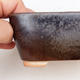Ceramic bonsai bowl 2nd quality - 13 x 10 x 6 cm, color brown - 2/4