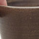 Ceramic bonsai bowl 10 x 10 x 9 cm, color brown - 2/3