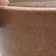 Ceramic bonsai bowl 14.5 x 14.5 x 16 cm, brown color - 2/3