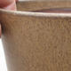 Ceramic bonsai bowl 15 x 15 x 17.5 cm, brown color - 2/3