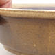 Ceramic bonsai bowl 28 x 25 x 6 cm, color brown-yellow - 2/3