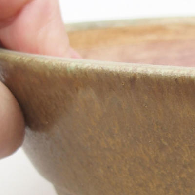 Ceramic bonsai bowl 28 x 24 x 4.5 cm, color green - 2