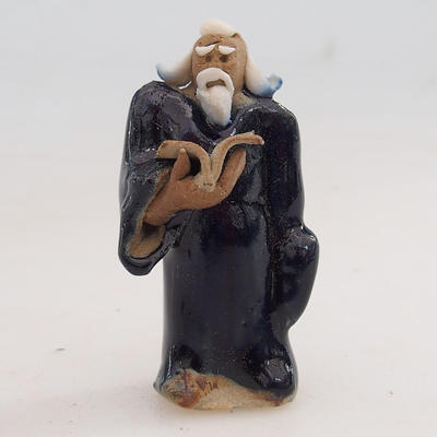 Ceramic figurine - a sage with a book - 2