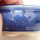 Ceramic bonsai bowl 8 x 8 x 4 cm, color blue - 2/3