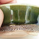 Ceramic bonsai bowl 8.5 x 8.5 x 3.5 cm, color green - 2/3