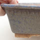 Ceramic bonsai bowl 20.5 x 16.5 x 6.5 cm, color blue - 2/3
