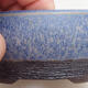 Ceramic bonsai bowl 10 x 10 x 4 cm, color blue - 2/3