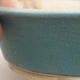 Ceramic bonsai bowl 14 x 12 x 3.5 cm, color green - 2/3