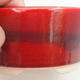 Ceramic bonsai bowl 11 x 11 x 5.5 cm, color red - 2/3