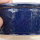 Ceramic bonsai bowl 14.5 x 14.5 x 5.5 cm, color blue - 2/3