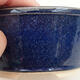 Ceramic bonsai bowl 13 x 13 x 6 cm, color blue - 2/3