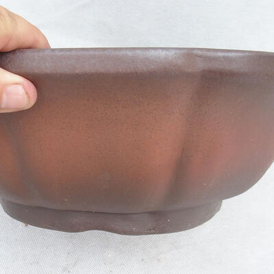 Bonsai bowl 28 x 28 x 10 cm, gray color - 2