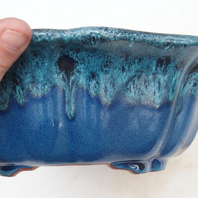Bonsai bowl 28 x 28 x 9 cm, color blue - 2