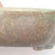 Ceramic bonsai bowl 10.5 x 8 x 3.5 cm, color brown-green - 2/4