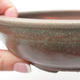 Ceramic bonsai bowl 15 x 15 x 4,5 cm, green-red color - 2/4